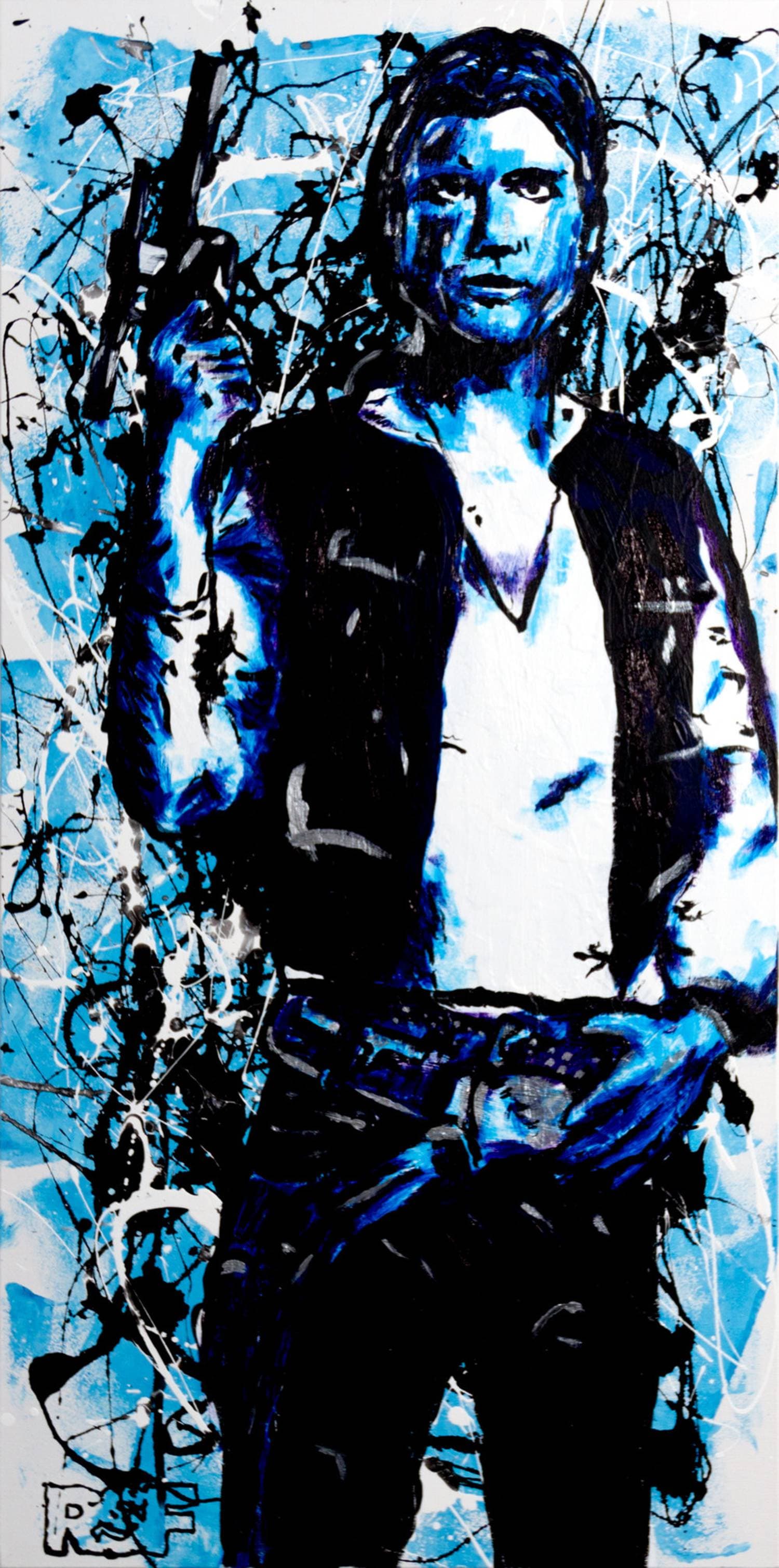 Han Solo, acrylic on canvas by R. Spencer Fink