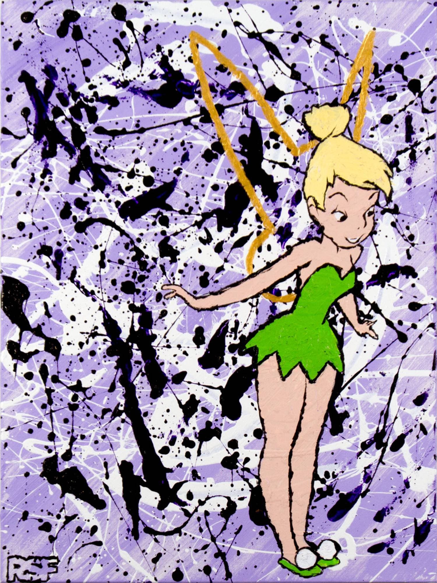 Tinkerbell, acrylic on canvas by R. Spencer Fink
